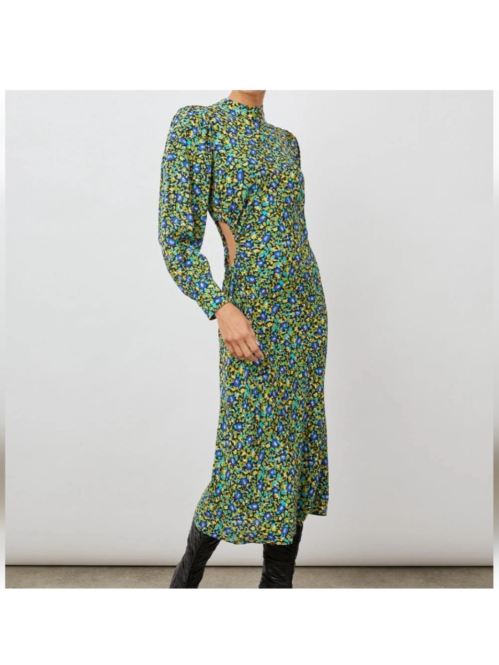 Rails Carmel Dress in Abstract Garden | Size Small